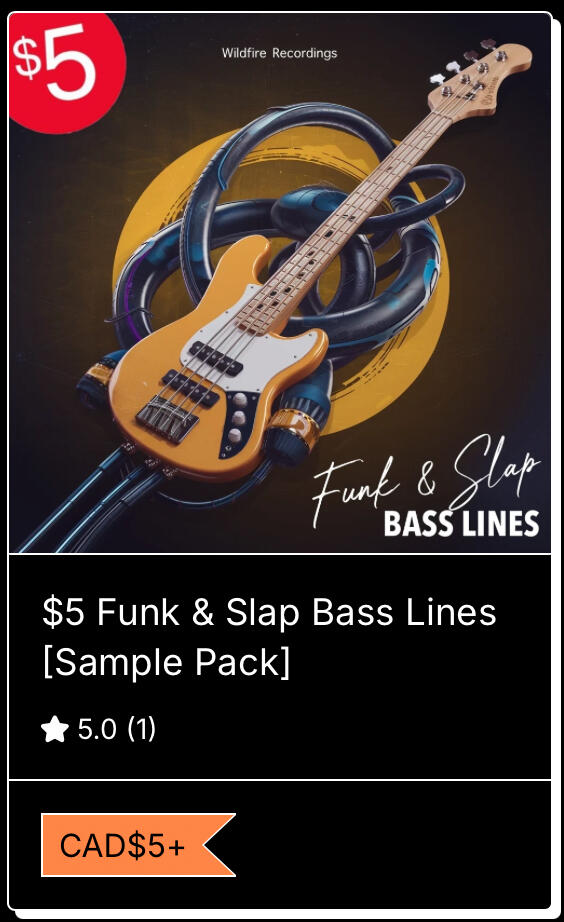 $5 Funk &amp; Slap Bass